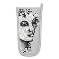 Carrol Boyes Oven Glove Succulent Faces UOG-SFC-PE-BL