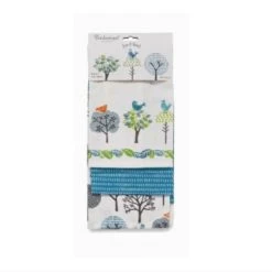 Cooksmart Forest Birds Tea Towels Set Of 3 CS1848