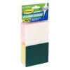 Goldenmarc 2 Pack Sponges 1 Heavy Duty + 1 Gentle -Household Cleaning Supplies goldenmarc dish coloth goldenmarc 2 pack sponges 1 heavy duty 1 gentle 31345378033753
