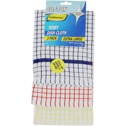 Goldenmarc Check Kitchen Towel 3 Pack