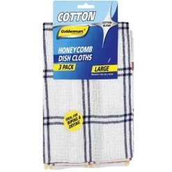 Goldenmarc Honeycomb Dish Cloths 3 Pack