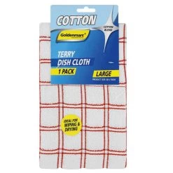 Goldenmarc Terry Dish Cloth 1 Pack