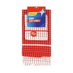 Goldenmarc Terry Dish Cloth 2 Pack + 1 Pack Swab