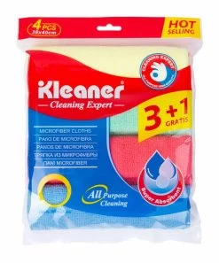 Kleaner Universal Cleaning Microfiber Cloth 4Pcs 38X40 GSG004 -Household Cleaning Supplies kleaner brush kleaner universal cleaning microfiber cloth 4pcs 38x40 gsg004 32160457457753