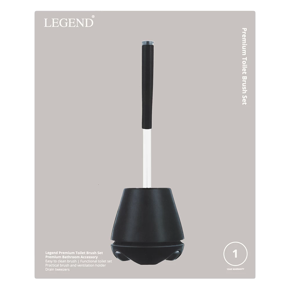 Legend Premium Toilet Brush Set Black 6 Legend Premium Toilet Brush Set Black - Image 4
