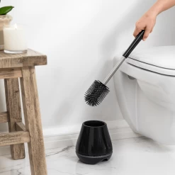 Legend Premium Toilet Brush Set Black 14 Legend Premium Toilet Brush Set Black -Household Cleaning Supplies legend dust bin legend premium toilet brush set black 31627690934361