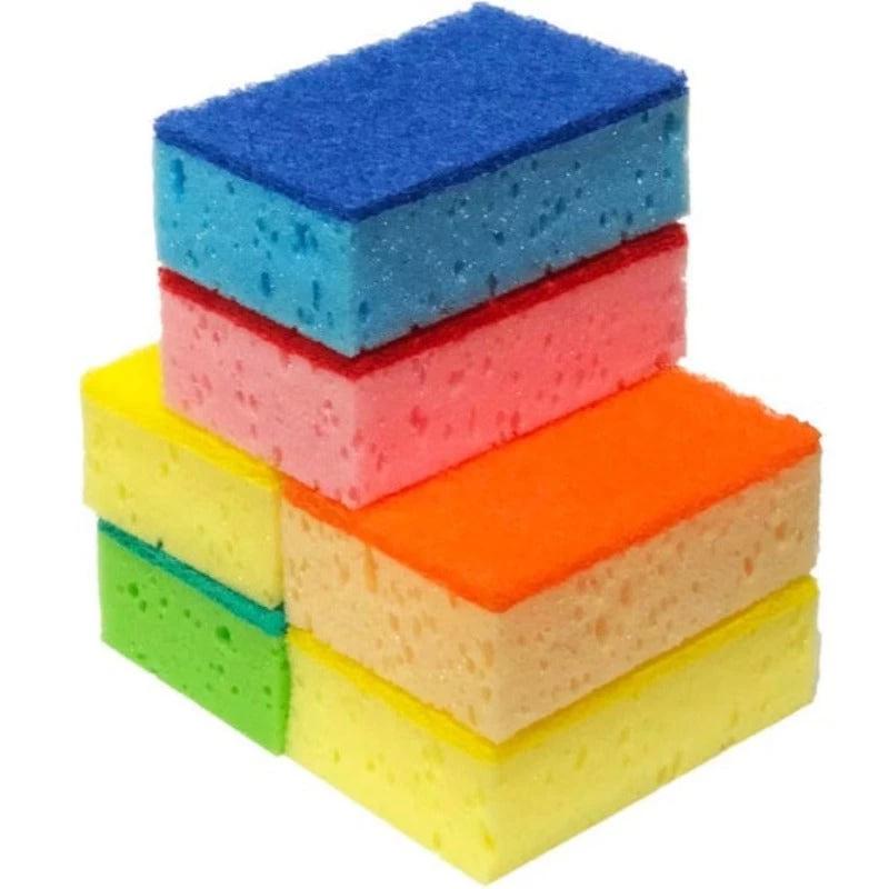 LiAo Sponge Scouring Pad Pack Of 6 3 LiAo Sponge Scouring Pad Pack Of 6