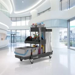 Numatic Janitorial Trolley SM1415R -Household Cleaning Supplies numatic mop numatic janitorial trolley sm1415r 32104195063897