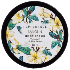 Pepper Tree Body Essentials Lanolin Body Scrub 250ml -Household Cleaning Supplies pepper tree soap dish body essentials lanolin body scrub 250ml 31113585328217