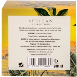 Pepper Tree Baobab Scented Candle 200ml -Household Cleaning Supplies pepper tree soap dish pepper tree baobab scented candle 200ml 32066549743705