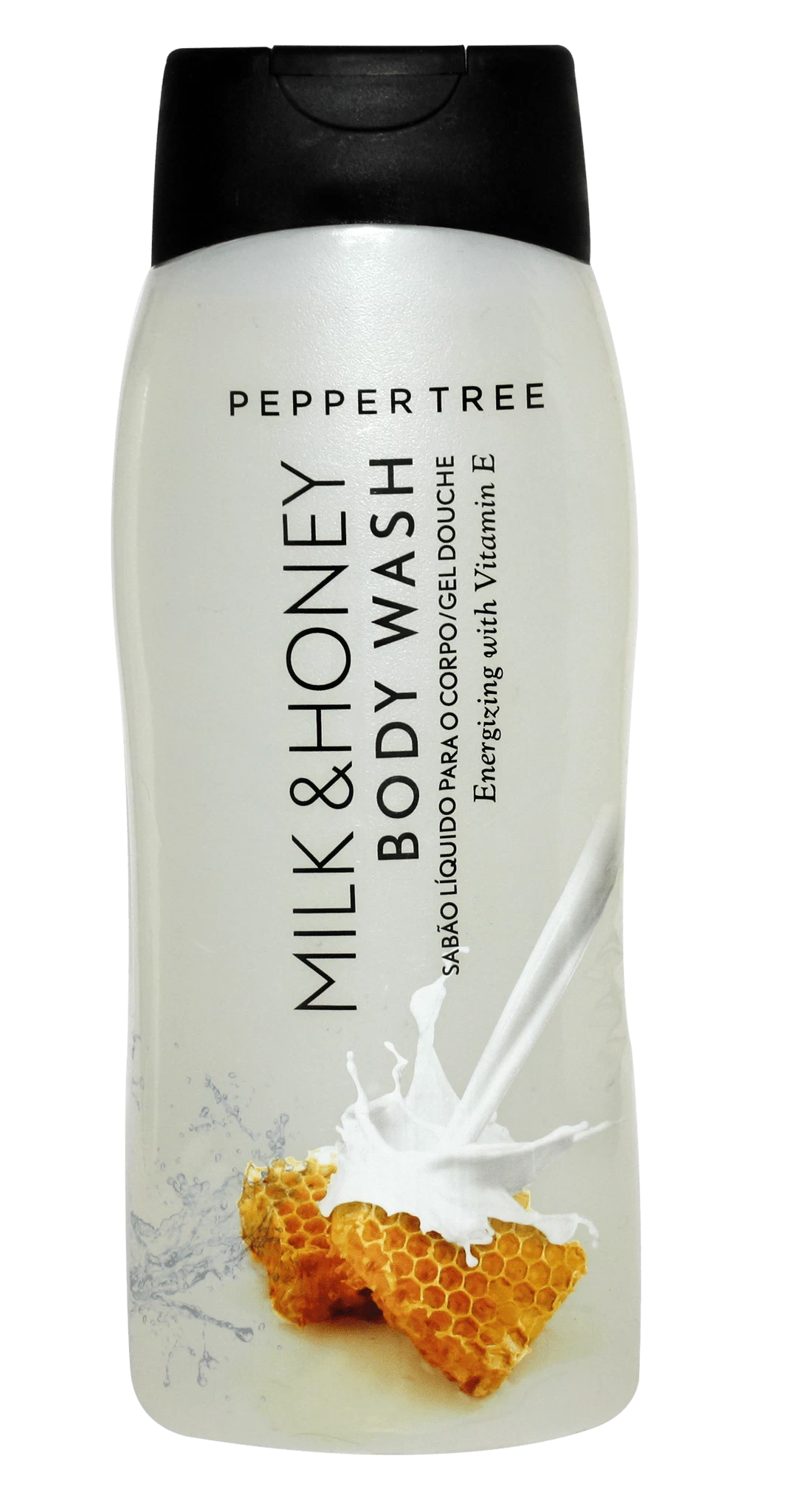 Pepper Tree Body Essentials Milk & Honey Body Wash 400ml 4 Pepper Tree Body Essentials Milk & Honey Body Wash 400ml - Image 2