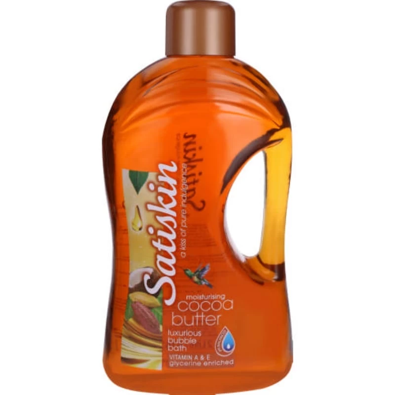 Satiskin Luxurious Cocoa Butter Bubble Bath 2 Litre 3 Satiskin Luxurious Cocoa Butter Bubble Bath 2 Litre