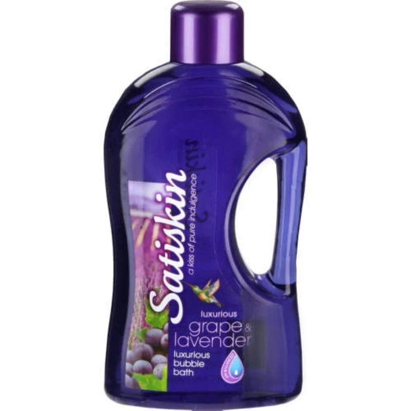 Satiskin Luxurious Grape & Lavender Bubble Bath 2 Litre 3 Satiskin Luxurious Grape & Lavender Bubble Bath 2 Litre